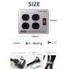 Fargo STEEL TAP Power Strip, Steel, 3-Pin Compatible, with Ground