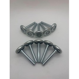Truck and Trailer Replacement for Todco, Whiting, Transglobal Doors. 2" Door Rollers for Overhead Rollup Doors 10 Pack.