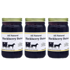 All Natural Fruit Butters 8 oz. (Blackberry (3 Jars))