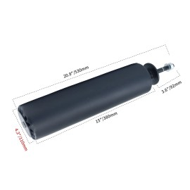 Single Leg Squat Roller for Squat Rack Power Rack Attachments, Bulgarian Split Squat for Workout Equipment Home Gym AccessoriesColor: Black, Size: for 18mm hole