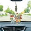 Talataca Be Kind to Your Mind 2D Flat Car Ornament