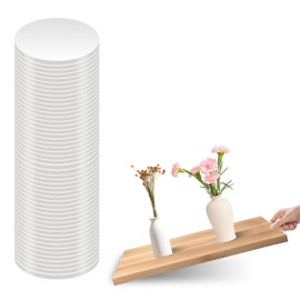 Maxqzin 50 Pcs Double Sided Adhesive Dots,Sticky Tack Extra Large 1.18 in Round No Damage Heavy Duty Museum Putty Clear Removable for Arts & Crafts Hanging Posters Fixed Picture Decor