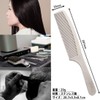 Beaton_Japan Men's Stainless Steel Comb, Metal, Hair Comb, Anti-Static, Wet