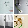 10 Pcs Radiator Pipe Cover, White Plastic Pipe Covers Sleeve,