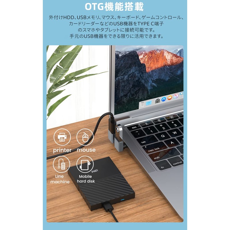 YFFSFDC USB-C & USB 3.1 Converter Adapter, Right Angle Top