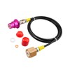 Upgraded CGA320 Soda Machine Co2 Adapter Quick Connector Hose, Fit