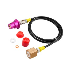 Upgraded CGA320 Soda Machine Co2 Adapter Quick Connector Hose, Fit for Terra/Art/E-Terra Soda Machine for Co2 Storage Tanks, 60 Inch