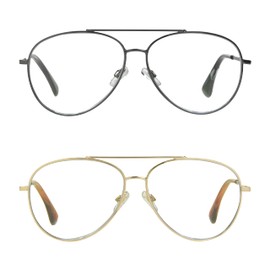 proSPORT Multifocal Progressive 3 Magnifications in 1 Lens No Line Computer Gaming Reading Glasses for Men & Women (Spy - Gunmetal & Gold, 3.00, multiplier_x)