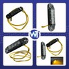 Web Truck Slim Marker Light, Marker Light, Dark Graphite, Orange,