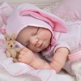 Aori Reborn Baby Dolls Realistic - 20-inch Lifelike Newborn Sleeping Girl with Ultra-Realistic Handcrafted Details, Weighted Real Life Baby Doll for Girls Age 3+ for Christmas/Birthday