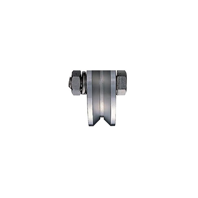 ヨコヅナ 440Cベアリング入 ステンレス重量戸車 V型60mm JCS-0605