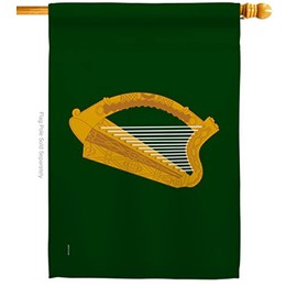 Leinster House Flag Regional Ireland Provinces Europe Territorial Division Old History Country Particular Area Small Decorative Gift Yard Banner Double-Sided Made In USA 28 X 40