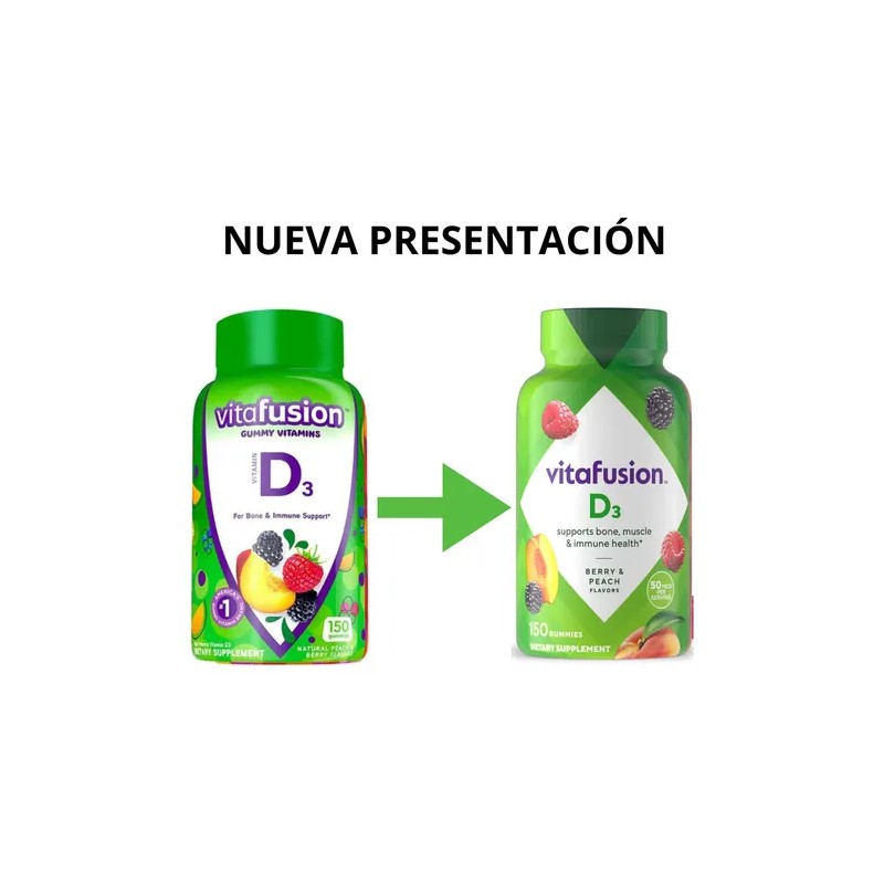 Vitamina D3 Nutrakey en Gomitas, 2000 IU y Sabor Frutal,