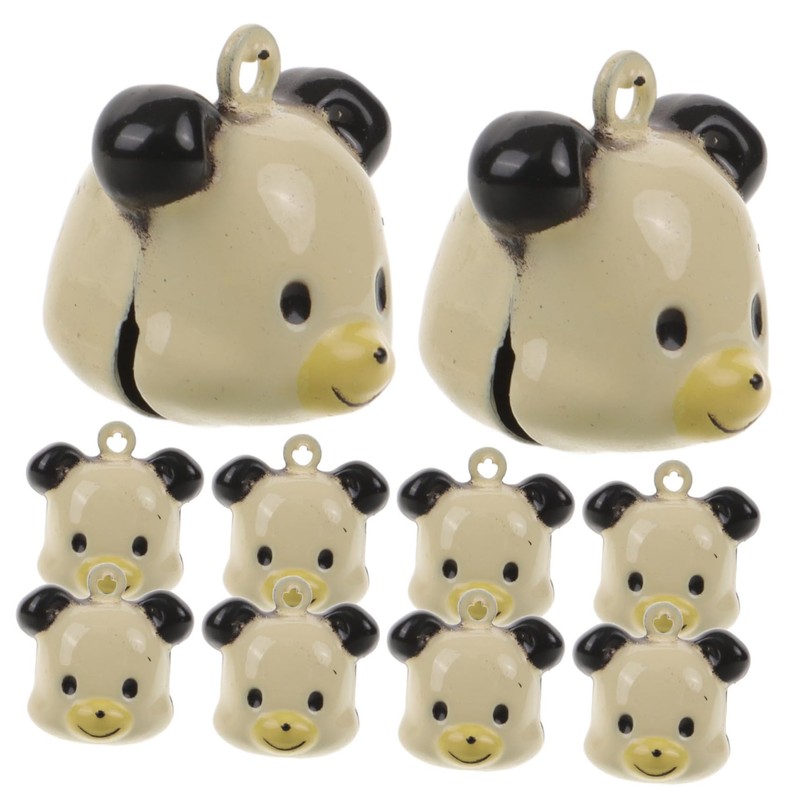 Kisangel 5sets Collar for Dog Bell Metal Dog Collar Accessory