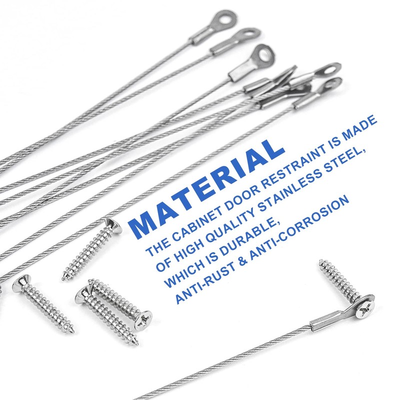 30PCS Cabinet Door Restraint,Cabinet Hinge Limiter,Door Opening Angle Protector with