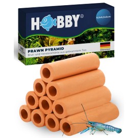 Hobby - 4-3-2-1 Red Pyramid - Perfect Decoration for Shrimp