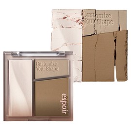 Espoir Tone Pairing Contour Palette 10g, No. 1 Neutral, 1 pc / 에스쁘아 톤페어링 컨투어 팔레트 10g, 1호 뉴트럴, 1개
