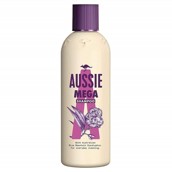 Aussie Mega Shampoo 300 ml (Pack of 3)