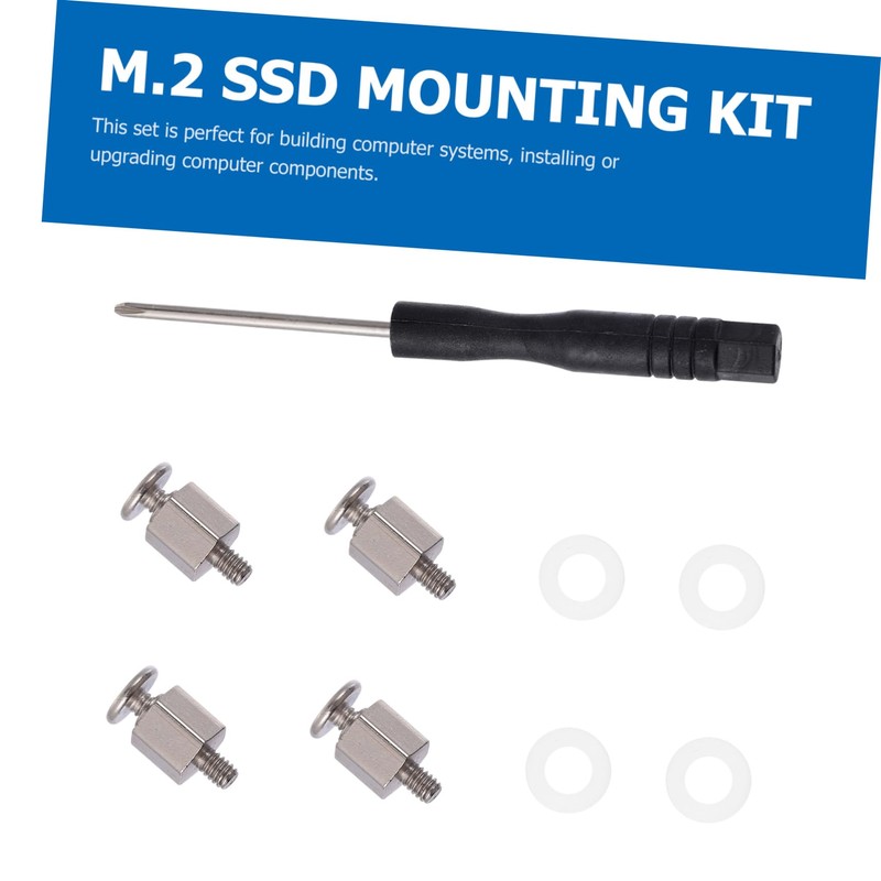 TEHAUX 1 Set SSD Mounting Screw Kit for Motherboards Durable