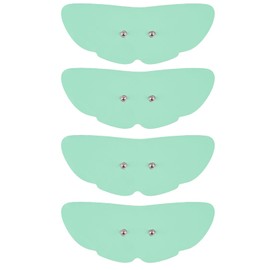 Tens Unit Wireless Electrode Pads 4 Pack, with Standard 3.5mm Snap-in Connector Tens Unit Replacement Pads, Reusable Self Adhesive Electrodes, Non-Irritating Design (Blue)