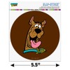 Scooby-Doo Headshot Automotive Car Window Locker Circle Bumper Sticker