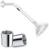 iFealClear 2PCS Brass Pipe Fitting, Shower Coupling, G1/2 x G1/2