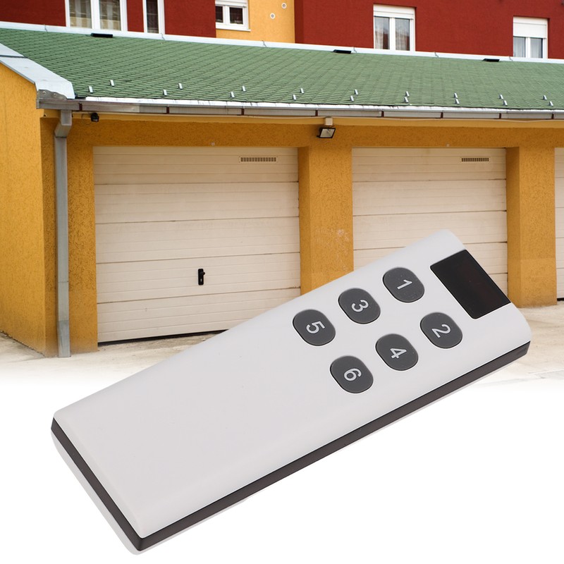 433MHz Remote Control 6 Keys 100 Meters High Sensitivity Fashionable