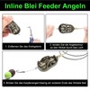 Realure Feeder Accessories, 5 in 1 Method Feeder, Carp Fishing