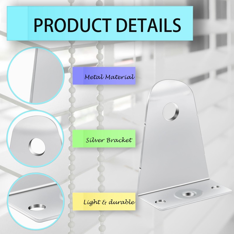 Antfly Metal Hold Down Brackets, Blinds Brackets, Blind Bottom Rail