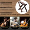 Wood Guitar Footstool, 3-Position Height Adjustable Guitar Foot Rest/Solid Wood