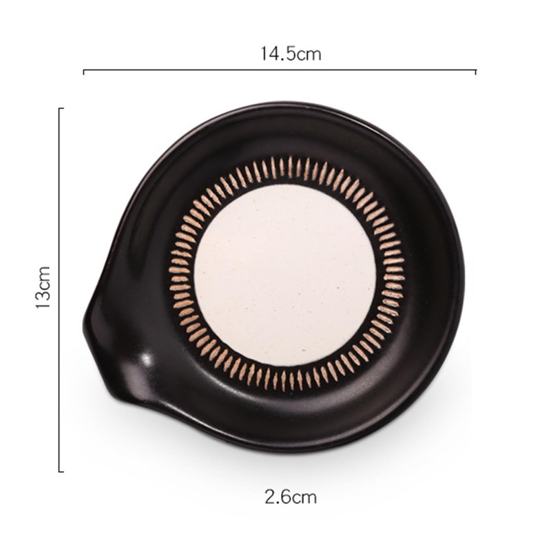 Soulnioi Spoon Rest Ceramic Spoon Holders Utensil Rest Stand Kitchen
