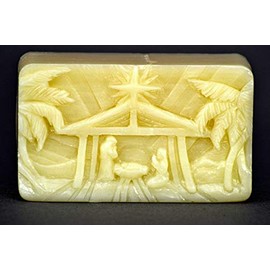 Manger Scene Silicone Mold SOAP Plaster Wax Resin Clay 5oz Jesus