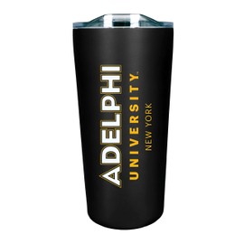 The Fanatic Group Adelphi University Double Walled Soft Touch Tumbler, Design-1 - Black