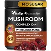 VitaUp Mushroom Gummies for Adults - USA Made 10 in