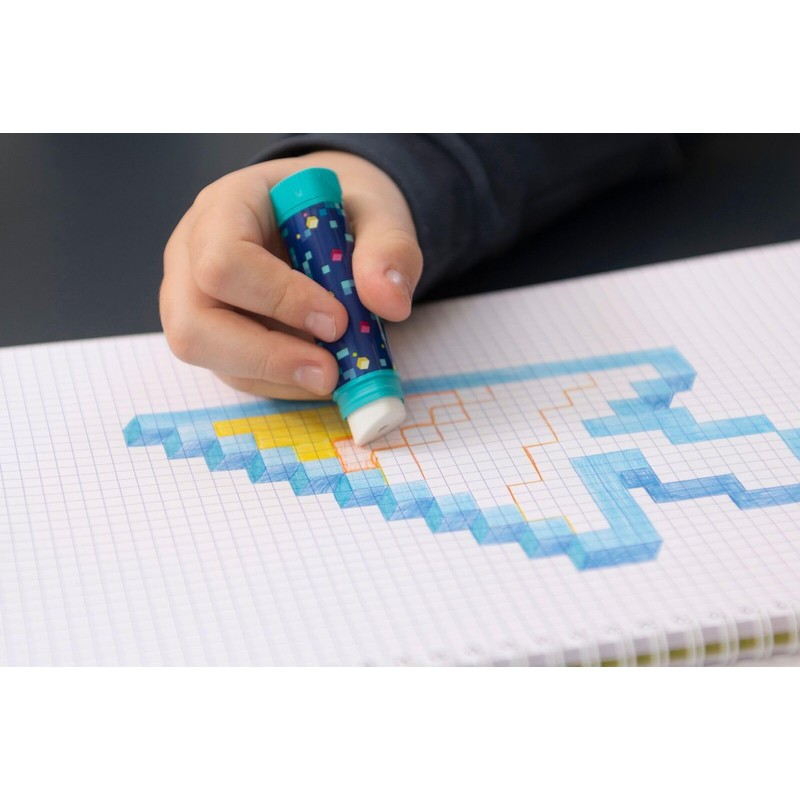 Maped - Pixel Party Tube Eraser - Protected, Efficient and