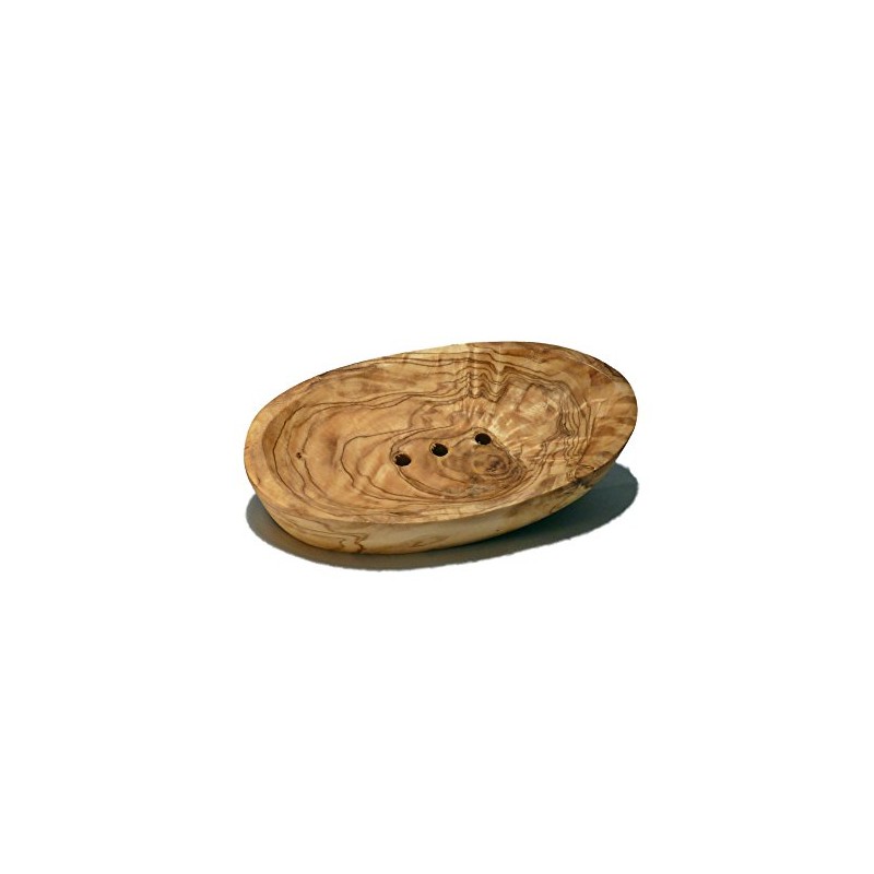 Soap Dish Olive Wood Oval Medium 125 x 75 cm
