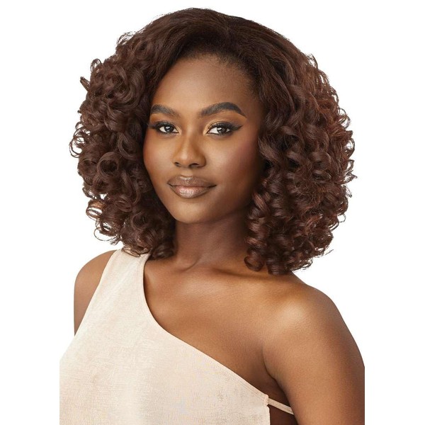 Outre Synthetic Half Wig Quick Weave - Cypress (Color:DRF ESPRESSO
