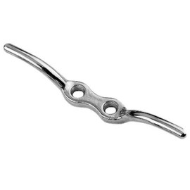 Stainless Steel Flag Pole Cleat Rounded - 150mm - A4 (Marine Grade) Stainless - 1 Pack