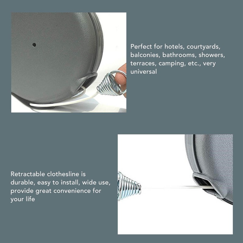 Retractable Clothesline Telescopic Punch Free Indoor Outdoor Thickened Invisible Cloth