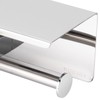 Toilet Paper Holder Dual End Wall Mounted Toilet Roll Holder