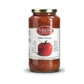 Mids Homestyle Italian Sausage Pasta Sauce, 32 Ounce - 12 per case.