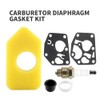 Hoypeyfiy Lawn Mower Carburetor Diaphragm Kit Gasket Air Filter Primer
