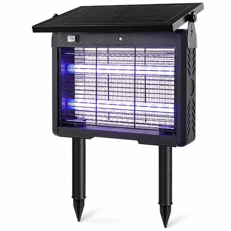 Solar Bug Zapper for Indoor & Outdoor Use – USB