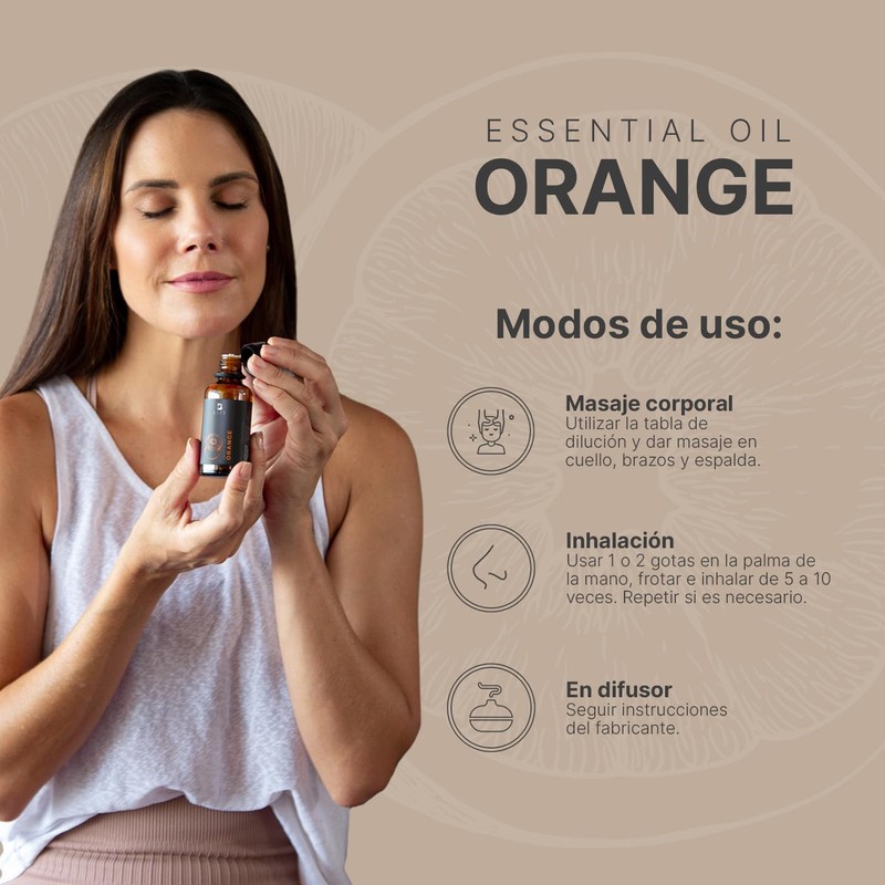 Aceite Esencial con Ingredientes Puros y Naturales, Aromalogía de 50