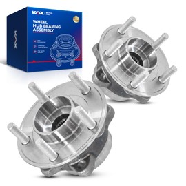 KAX 512498 Pair Front/Rear Wheel Hub Bearing Compatible with 2013-2015 Lincoln MKZ 2.0T AWD,5 Lug