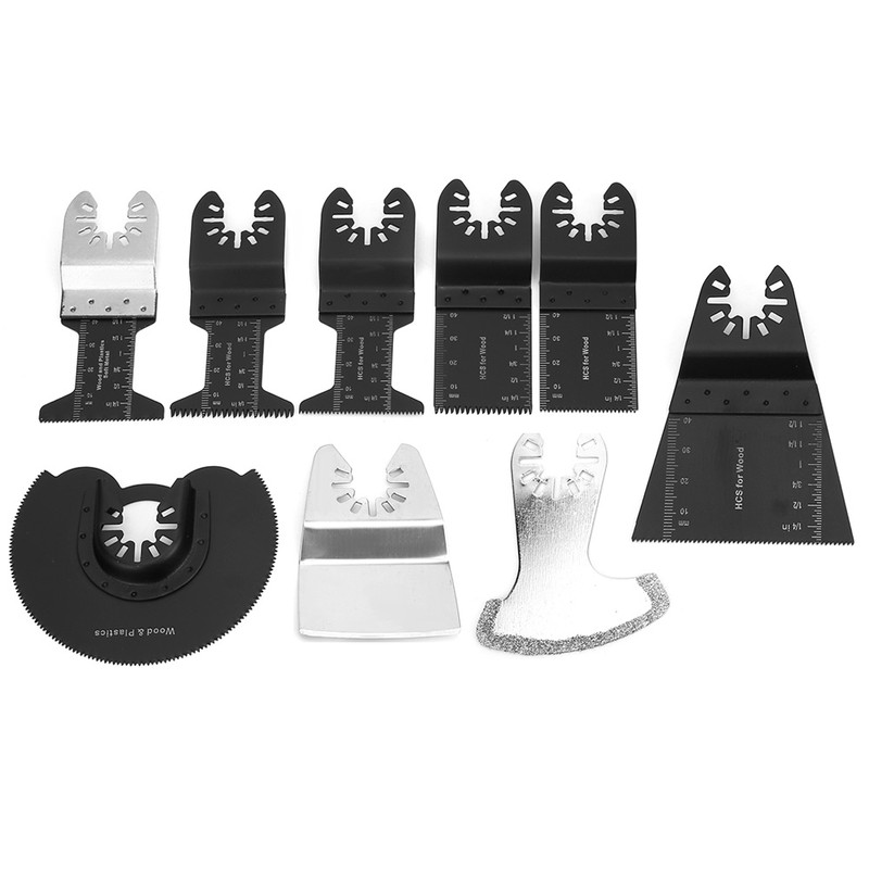12pcs Universal High Carbon Steel Oscillating Saw Blades Multifunctional Cutting