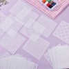 ORIGACH Pack of 20 Sashiko Stencils 14 x 14 cm