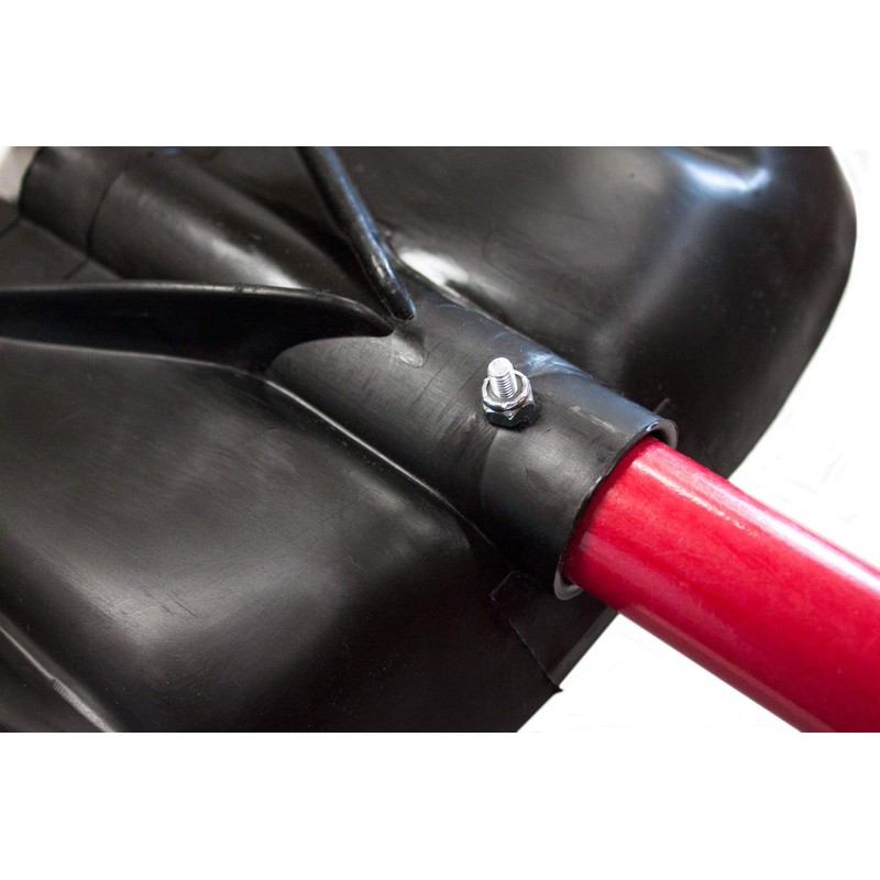 Bully Tools Snow Scoop Shovel – Heavy-Duty Metal Mulch Scoop