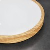 EDO, Pereti LED Ceiling Light Flat 18 W Wooden Ring