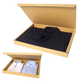 Cardboard One Cardboard (Corrugated Box) for Suits and Jackets, Delivery Size 100, 20.5 x 14.6 x Depth 1.8 inches (520 x 370 x 45 mm) (Pack of 50)